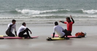  Instrucción en la playa 